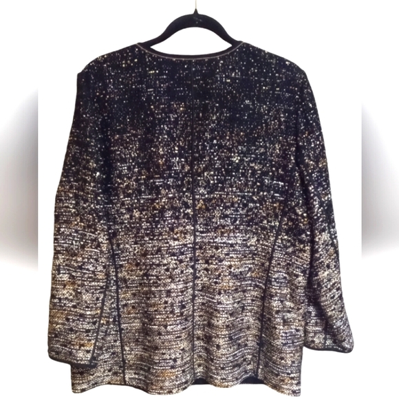 Lafayette 148 New York Karina Ombre Tweed Jacket Wool Blend Women's Size XXL - Picture 5 of 5